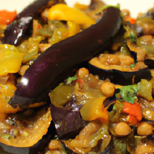 Hearty Lentil & ⁢Eggplant Stew Infused with Moroccan spice