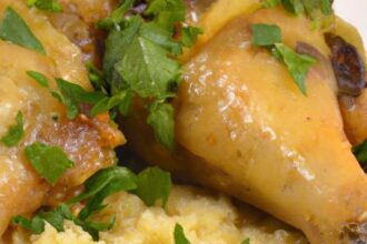 Savor the Flavor: Braised Chicken Legs with Fluffy Couscous
