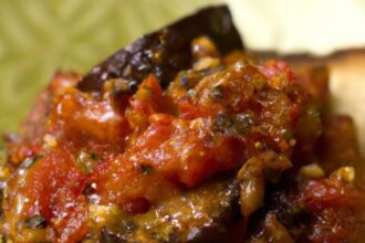 Smoky Roasted Eggplant & Tomato Chutney: A Flavorful Twist