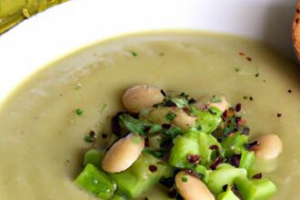 Velvety Fava Bean Soup with Warm Cumin Essence