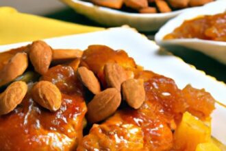 Savor Moroccan Chicken: Apricots and Almonds Delight