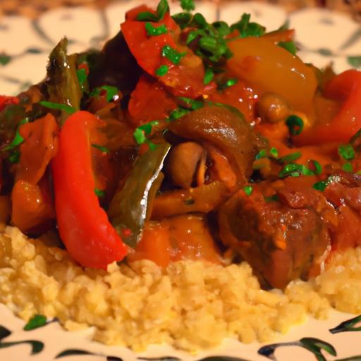Savor Moroccan Beef Tagine: Hearty Stew with Tomatoes & Onions