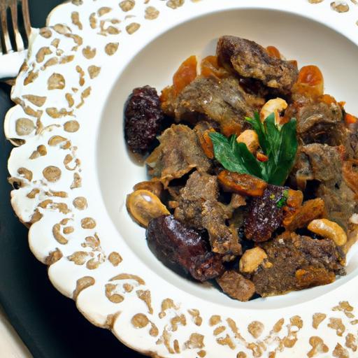 Savor the Exotic Flavors of Beef Tagine with Dates & Walnuts