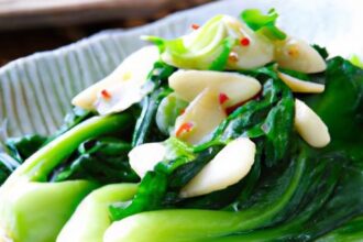 Crisp & Flavorful: Stir-Fried Bok Choy with Garlic Delight