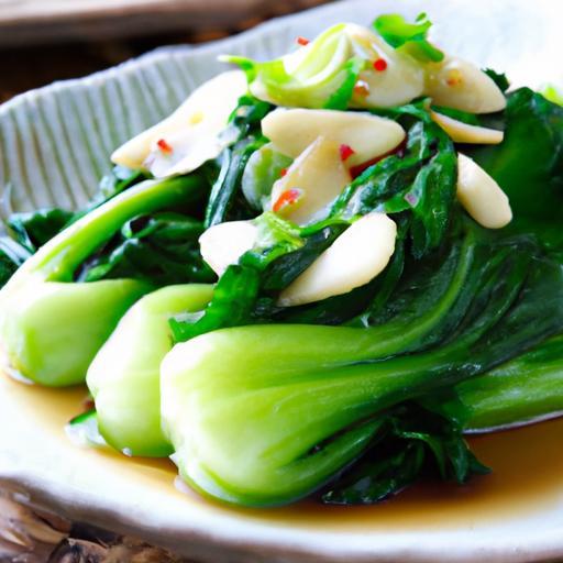 Crisp & Flavorful: Stir-Fried Bok Choy with Garlic Delight