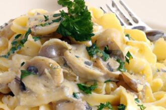 Fettuccine with Mushroom Sauce: A Creamy Pasta Delight