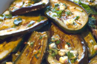 Savory Roasted Mediterranean Eggplant with Garlic & Herbs