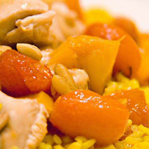 Savor Moroccan Chicken: Apricots and Almonds Delight