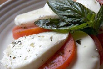 Savor the Classic Charm of Fresh Mozzarella Margherita