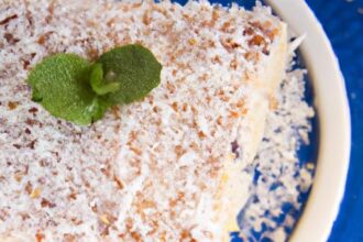 Delightful Cassava Cake with Creamy Coconut Bliss