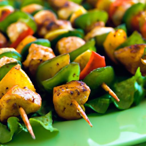 Savor Slimming Eats: Zesty Mexican Barbecue Chicken Skewers