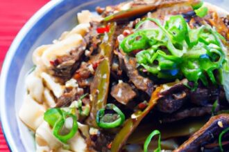 Black Pepper Beef Udon: A Spice-Infused Noodle Delight