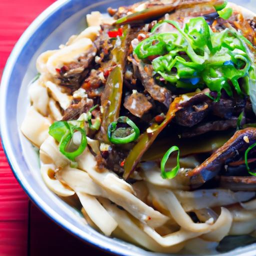 Black Pepper Beef Udon: A Spice-Infused Noodle Delight
