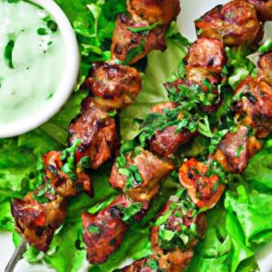 Savor the Flavor: Perfect Grilled Lamb Kebabs with Mint Sauce
