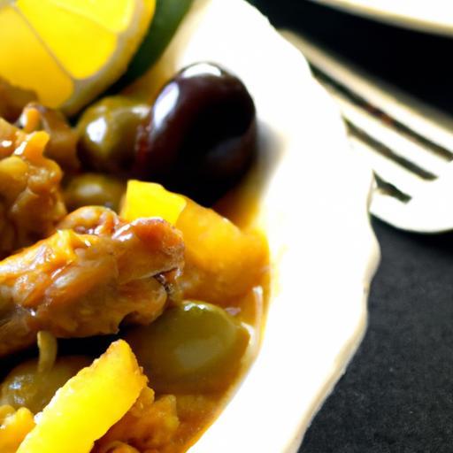 Savoring Chicken Tagine with Preserved Lemon & Olives