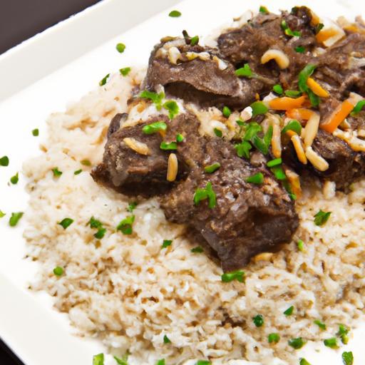 Savoring Tradition: The Art of Goat Meat with Rice Delight