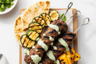 Savor the Flavor: Perfect Grilled Lamb Kebabs with Mint Sauce