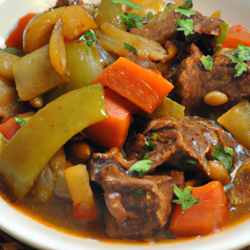 Savor the Flavors: ugandan Beef Stew with Fresh Veggies