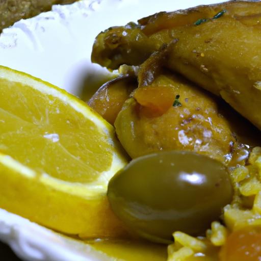 Savoring Chicken Tagine with ⁤Preserved Lemon & Olives