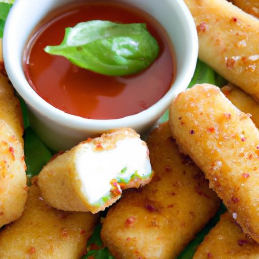 Crispy Air-Fried Mozzarella Sticks: A Healthy Twist