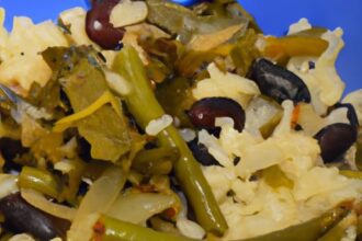 One-Pot Vegan Caribbean Pelau: Beans, Spinach & Flavor