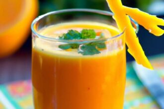 Vibrant Carrot Mango Juice: A Zesty Immune Booster Recipe