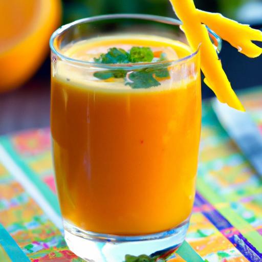 Vibrant Carrot Mango Juice: A Zesty Immune Booster Recipe