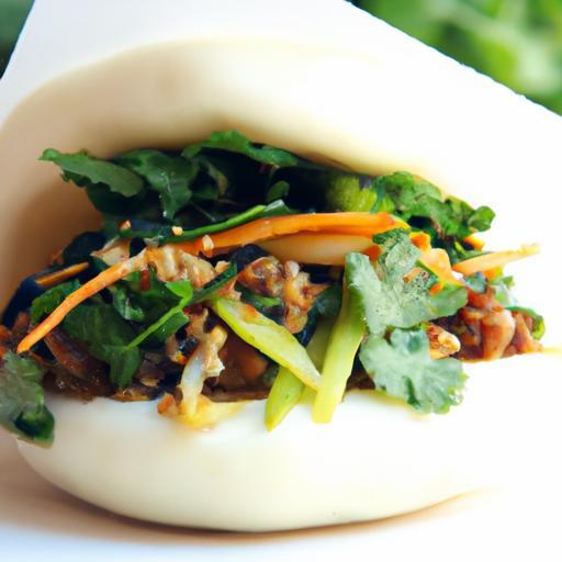 Heavenly Taiwanese Vegetarian Gua Bao: A Flavorful Delight