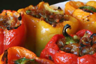 Savor the Flavor: Vegan Italian Stuffed Peppers Recipe