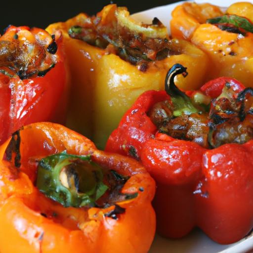 Savor the Flavor: Vegan Italian Stuffed Peppers Recipe