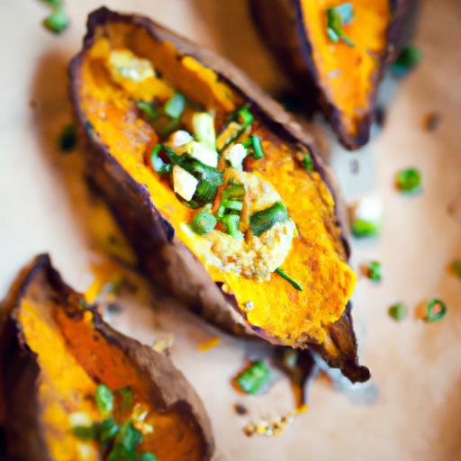 Roasted Sweet Potatoes Meets Tahini: A Perfect Flavor Duo