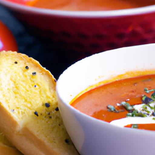 Velvety Tomato Red Pepper Soup: A Flavorful Comfort Bowl