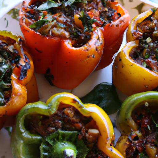 Savor the Flavor: Vegan Italian Stuffed Peppers Recipe