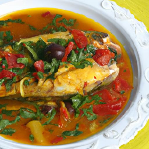 Savoring Guinean Fotot: Fish Steeped in Rich Palm Oil Flair