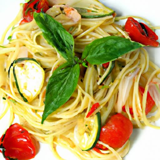 Bright & ⁤fresh:⁢ Spaghetti with Pesto and Cherry Tomatoes
