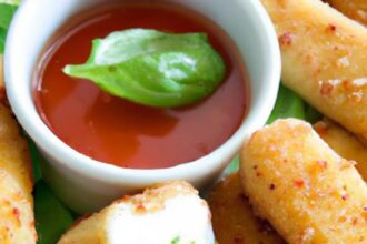 Crispy Air-Fried Mozzarella Sticks: A Healthy Twist