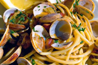 Savor the Sea: Spaghetti with Clams and Garlic Delight