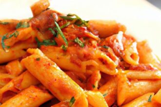 Penne Arrabbiata: Spicy Italian Pasta with a Fiery Twist