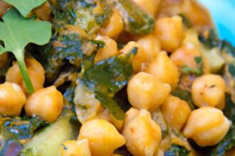 Wholesome Chickpea and Spinach Curry: A Nutritious Delight
