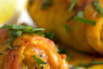 Savor Stuffed Squid: Rice-Filled Delights in Tomato Sauce