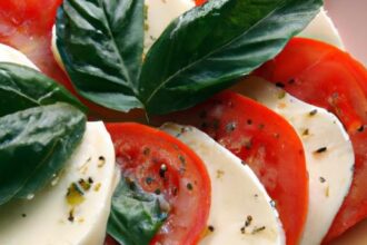Brighten Your Plate: Caprese Salad with Homemade Basil Oil