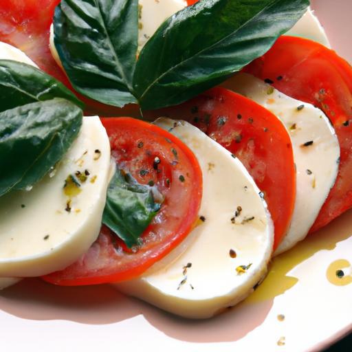 Brighten Your Plate: Caprese Salad with Homemade Basil Oil