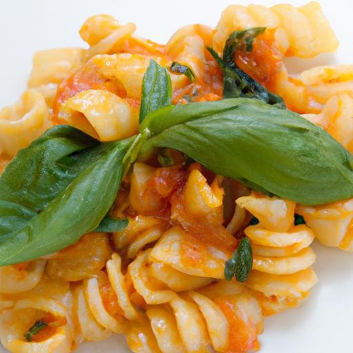 Twist into Flavor: Fusilli with Fresh Tomato & Basil Bliss