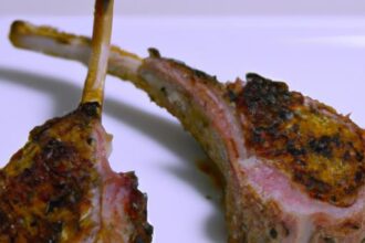 Savor the Flavor: Grilled Lamb Loin Chops with Garlic Butter