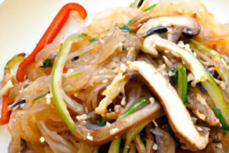 Beoseot Japchae: Exploring the Magic of Mushroom Glass Noodles
