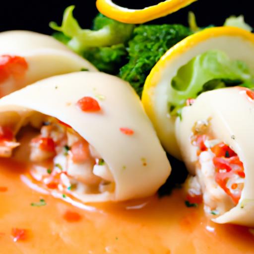 Savor Stuffed⁣ Squid: rice-Filled delights in Tomato Sauce