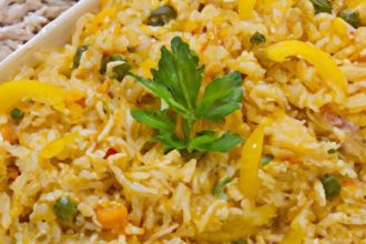 Sun-Kissed Rice Pilaf: A Flavorful Journey Under the Sun