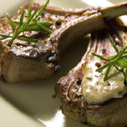 Savor Grilled Lamb Loin Chops Drizzled with Garlic Butter
