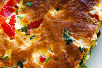Sun-Kissed Flavors: Crafting a Healthy Mediterranean Frittata