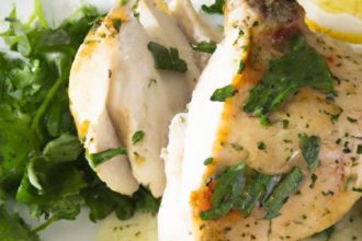 Zesty Za’atar Roasted Chicken with Creamy Lemon Yogurt Twist